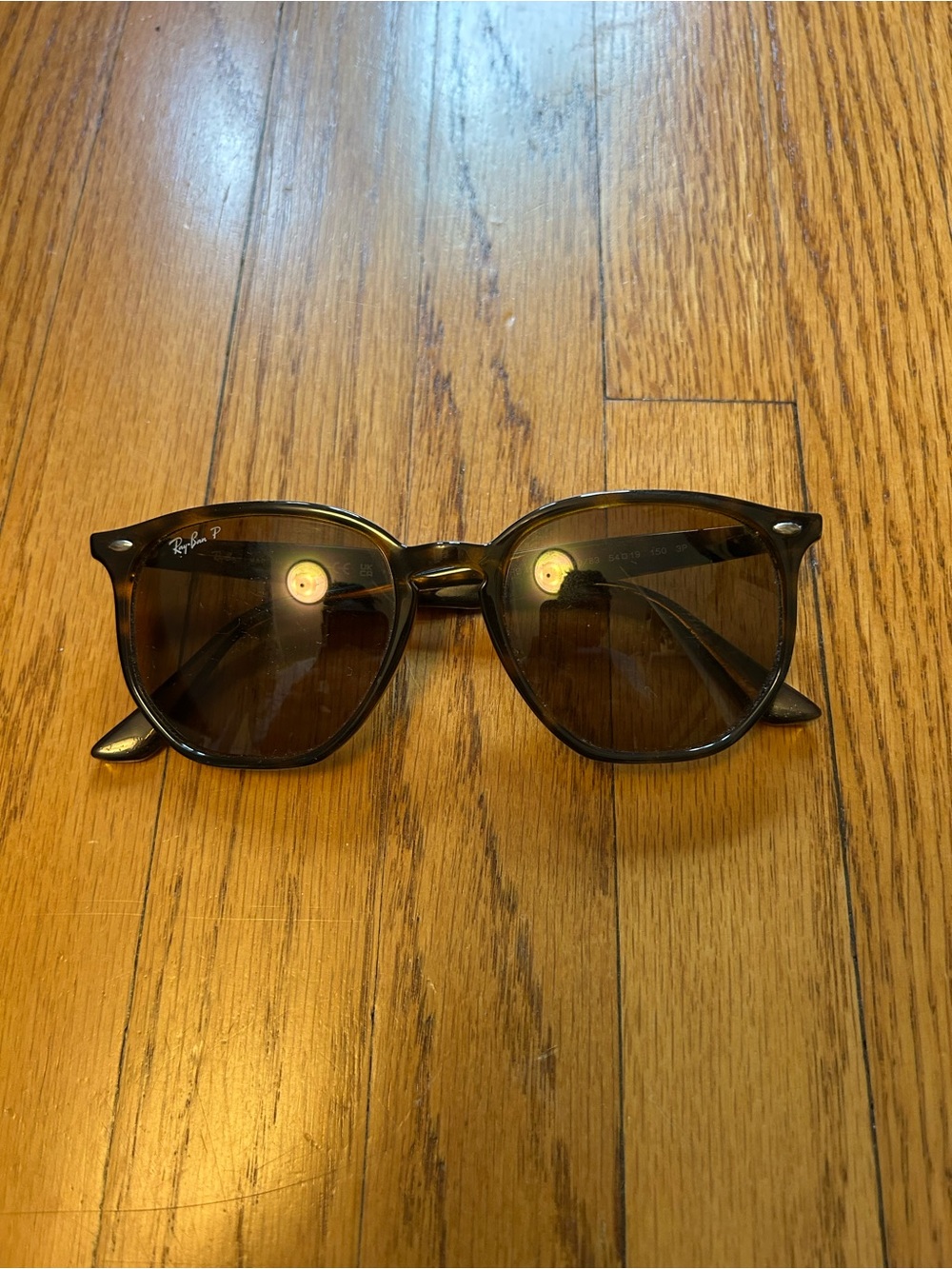 Ray-Ban Brown Tortoiseshell Polarized Sunglasses